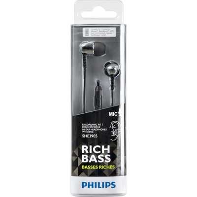 Наушники PHILIPS SHE3905 Silver (SHE3905SL/00)