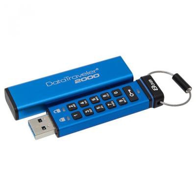 USB флеш накопитель Kingston 8GB DataTraveler 2000 Metal Security USB 3.0 (DT2000/8GB)