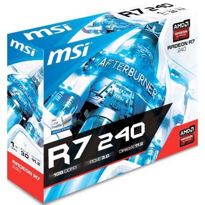 Видеокарта Radeon R7 240 1024Mb MSI (R7 240 1GD3 LP)