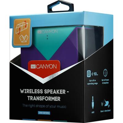 Акустическая система Canyon Transformer Portable Bluetooth Speaker Purple (CNS-CBTSP4GBL)