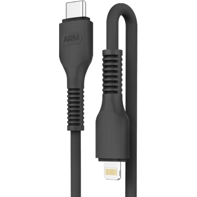 Дата кабель USB-C to Lightning 1.0m AR88 3A Black Armorstandart (ARM65287)