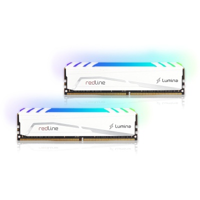 Модуль пам'яті для комп'ютера DDR5 32GB (2x16GB) 6800 MHz Redline RGB White Mushkin (MLB5C680CKKP16GX2)