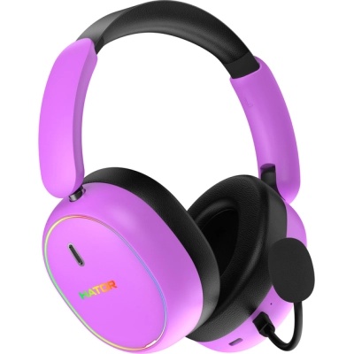 Навушники Hator Phoenix 2 Wireless Hi-Res SyncHUB Cyber Violet (ESH42)