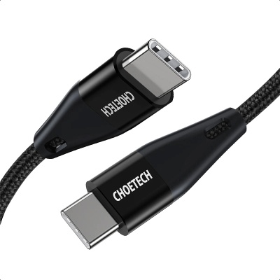 Дата кабель USB-C to USB-C 1.2m USB4.Gen 3 40 Gbps 240W Choetech (XCC-1040)