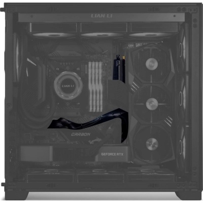 Райзер NZXT 600mm PCIe 4.0 RISER CABLE, Black (G89.PW-PCI-4-60X)