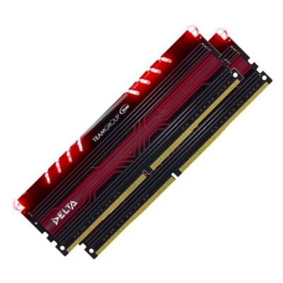 Модуль памяти для компьютера DDR4 32GB (2x16GB) 3000 MHz T-Force Delta Red LED Team (TDTRD432G3000HC16CDC01)