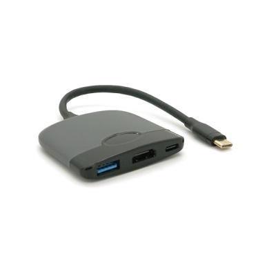 Концентратор Voltronic USB-C 3-in-1 USB 3.0 + USB-C + HDMI 0.23m black (YT-HTC3in1)