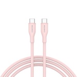 Дата кабель USB-C to USB-C 1.0m CC60SC10 60W Silicon Pink Sand Canyon (CNS-CC60SC10PS)