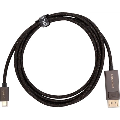 Кабель мультимедійний USB-C to DisplayPort M 2.0m 8K Cabletime (CA914074)