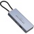 Концентратор HOCO USB-C to HDMI+PD+3xUSB3.0 HB50 Deep Space Gray (6942007647298)