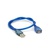 Дата кабель USB 2.0 AM/AF 0.5m transparent blue Voltronic (YT-AM/AF-0,5TBL)