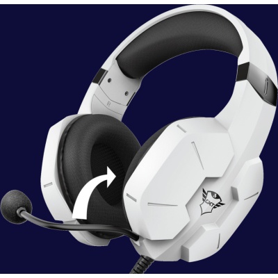 Наушники Trust GXT 323W CARUS 3.5mm White (24258)