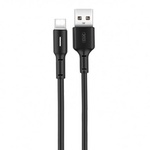 Дата кабель USB 2.0 AM to Micro 5P 1.0m 3A black XO (NB112-M-BK)