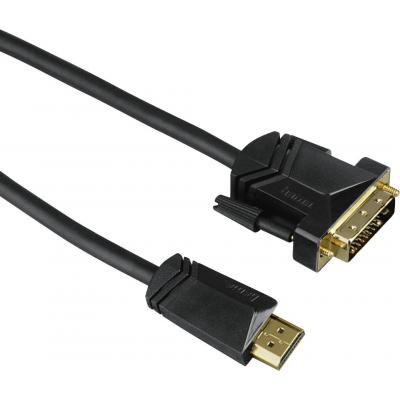 Кабель мультимедийный HDMI to DVI 1.5m HAMA (00122132)