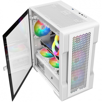 Корпус 1stPlayer T3-4F1-W-WH