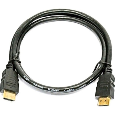 Кабель мультимедійний HDMI M to HDMI M 1.0m Wiretek (HDA14-1m)