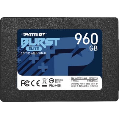 Накопичувач SSD 2.5' 960GB Burst Elite Patriot (PBE960GS25SSDR)