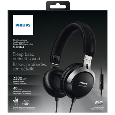 Наушники PHILIPS SHL3565 Black (SHL3565BK/00)