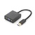 Перехідник USB 3.0 AM to VGA F 0.15m Full HD Digitus (DA-70840)