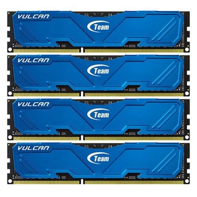 Модуль памяти для компьютера DDR3 32GB (4x8GB) 1600 MHz Vulcan Blue Team (TLBED332G1600HC9QC01)