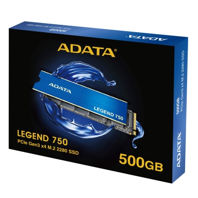 Накопитель SSD M.2 2280 500GB ADATA (ALEG-750-500GCS)