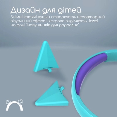 Навушники Promate Jewel Aqua (jewel.aqua)