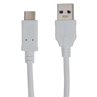 Дата кабель USB 3.0 AM to Type-C 1.0m DC-TC-103TR white Greenwave (R0014176)