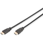 Кабель мультимедійний HDMI M to HDMI M 5.0m 4K60Hz Ethernet black Digitus (DK-330123-050-S)