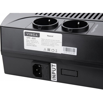 Источник бесперебойного питания Vinga 800VA-P (VPP-800)