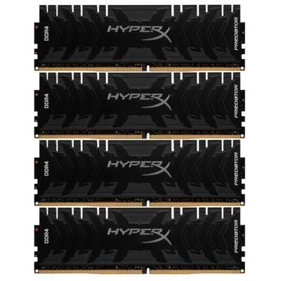 Модуль памяти для компьютера DDR4 32GB (4x8GB) 3200 MHz HyperX Predator Lifetime HyperX (Kingston Fury) (HX432C16PB3K4/32)