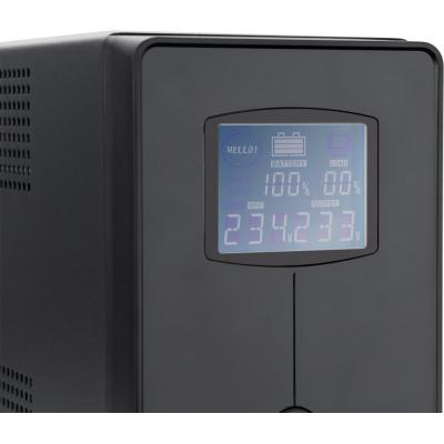 Пристрій безперебійного живлення Vinga LED 2000VA metall case (VPE-2000M)