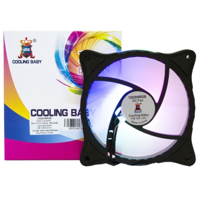 Кулер до корпусу Cooling Baby 12025HBRGB