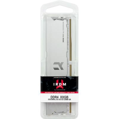 Модуль памяти для компьютера DDR4 16GB 3600 MHz IRDM PRO White Goodram (IRP-W3600D4V64L17/16G)