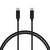 Дата кабель USB-C to USB-C 1.0m Choetech (CC0002)