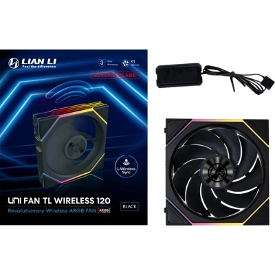 Кулер до корпусу Lian Li Uni Fan TL WIRELESS Reverse, 120-1, Bl (G99.12RTL1W1B.00)