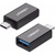 Перехідник OTG USB 3.0 AF to USB-C US173 black UGREEN (20808)