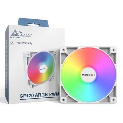 Кулер до корпусу MONTECH GF120 V2 ARGB PWM 3I (GF120 V2 ARGB PWM 3I1(W))