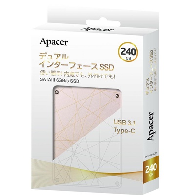 Накопитель SSD USB 3.1 240GB Apacer (AP240GAS720-1)
