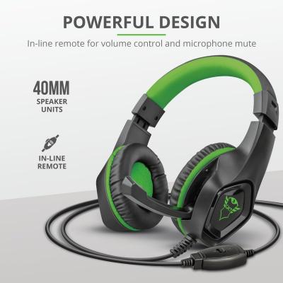 Наушники Trust GXT 404G Rana Gaming Headset for Xbox One 3.5mm GREEN (23346)