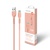 Дата кабель USB 2.0 AM to Micro 5P 1.2m AL-CBCOLOR-M1PH Peach ACCLAB (1283126518164)