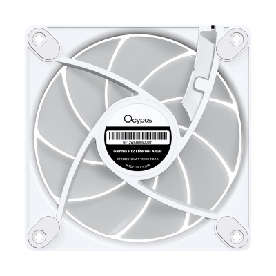 Кулер до корпусу OCYPUS GAMMA F12 ELITE WH A (GAMMA-F12-WH3AM00E-GL)