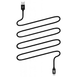 Дата кабель JUST Copper Micro USB Cable 0,5M Black (MCR-CPR05-BLCK)