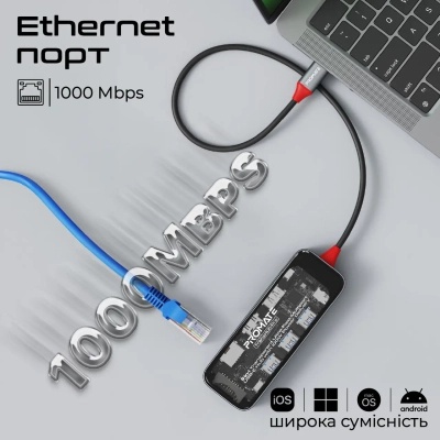 Концентратор Promate USB Hub 11 ports transhub-pro (transhub-pro)
