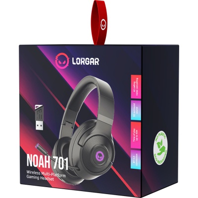 Навушники Lorgar Noah 701 Black (LRG-GHS701)