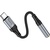 Перехідник USB-C to 3.5mm F 0.12m Black HOCO (6942007608886)