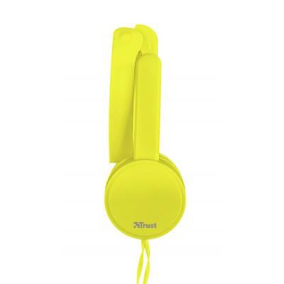 Наушники Trust Nano On-Ear Mic Yellow (23106)