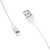 Дата кабель USB 2.0 AM to Lightning 1.0m 2.4A PVC BX19 white BOROFONE (6931474701763)