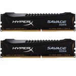 Модуль памяти для компьютера DDR4 8GB (2x4GB) 2800 MHz Savage Blak Kingston (HX428C14SB2K2/8)