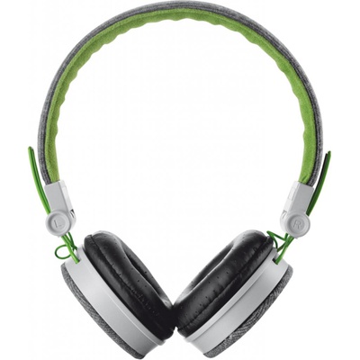 Наушники Trust Urban Revolt Fyber headphone grey/green (20080)