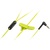 Наушники PHILIPS SHQ1400 ActionFit Carbon lime (SHQ1400CL/00)